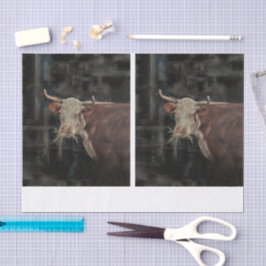 Papel De Seda Pintura Vaca DBL