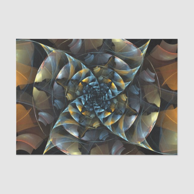 Papel De Seda PinWheel Abstrato Art (Frente )