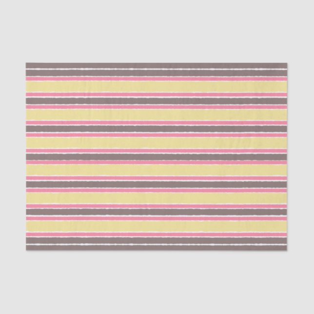 Papel De Seda Pipoca Amarelo Bublegum Pia Café Cinza Estrias Mar (Frente )