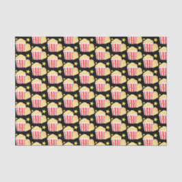 Papel De Seda Pipoca E Bilhetes Noturnos De Filme