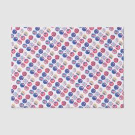 Papel De Seda Piquenique de 4 de julho!