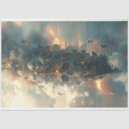 Papel De Seda Pirata a Desanexação de Mosaicos de Naves