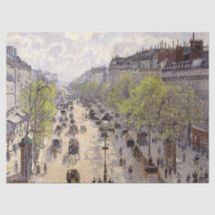 Papel De Seda Pissarro - Boulevard Montmartre, Primavera
