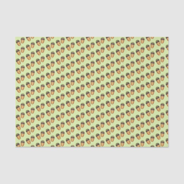 Papel De Seda Pistachio Madeleines Pastelaria Francesa (Frente )