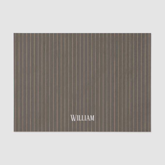 Papel De Seda Pistas de retrorreflectores marrons personalizados (Frente )
