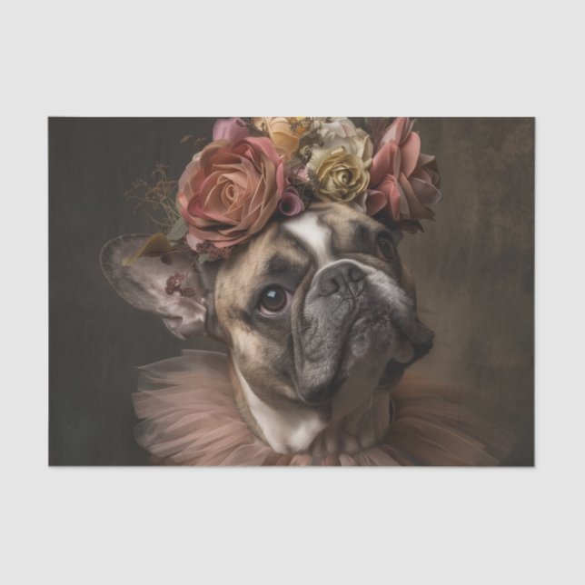 Papel De Seda Pitbull como Princesa Royalty (Frente )