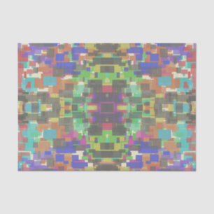 Papel De Seda Pixelado Padronizado Além Das Cores Do Arco-Íris