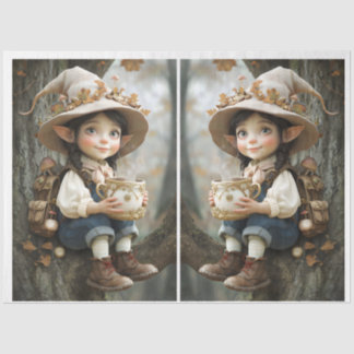 Papel De Seda Pixie Beige Hat Tissue Paper