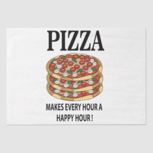 Papel De Seda Pizza Faz A Cada Hora Uma Pizza Feliz Em Hora