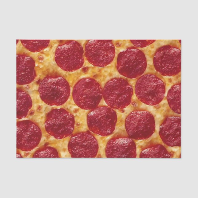 Papel De Seda pizza pepperonis (Frente )