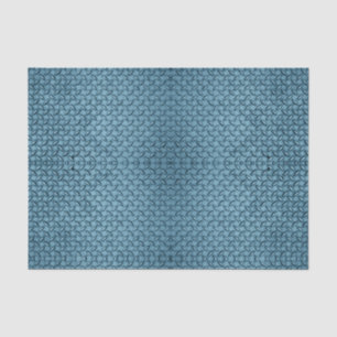Papel De Seda Placa de Diamante Azul