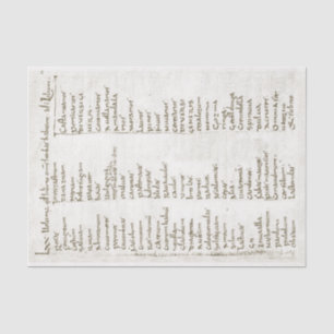 Papel De Seda Plantas de jardim do século VIII
