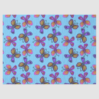 Papel De Seda Playful Butterflies