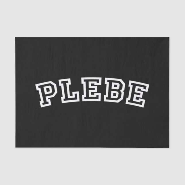 PAPEL DE SEDA PLEBE (Frente )