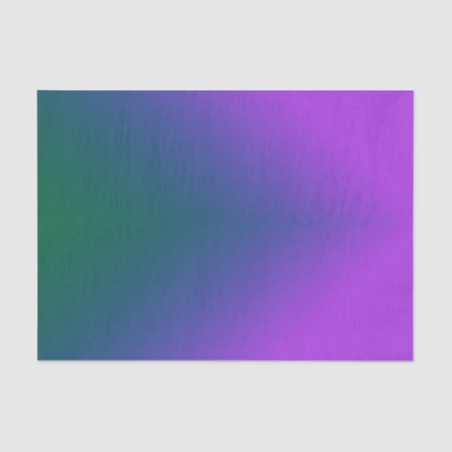 Papel De Seda Plush Peacock Ombre (Frente )