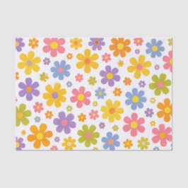 Papel De Seda Poder Floral Groovy