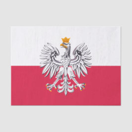 Papel De Seda Poland, Eagle, Polish Flag tissue paper