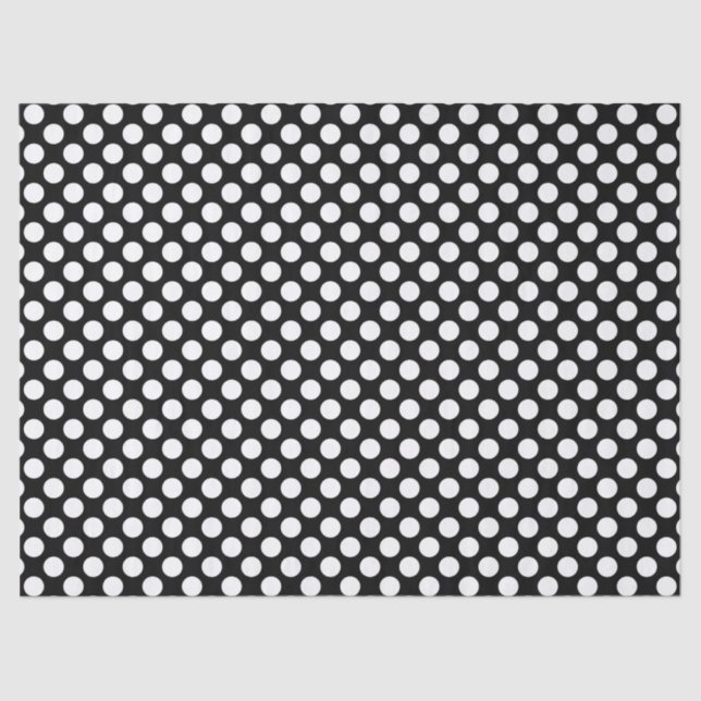 Papel De Seda PolkaDot Branco - Você Escolhe Cor de Fundo 7 (Frente )