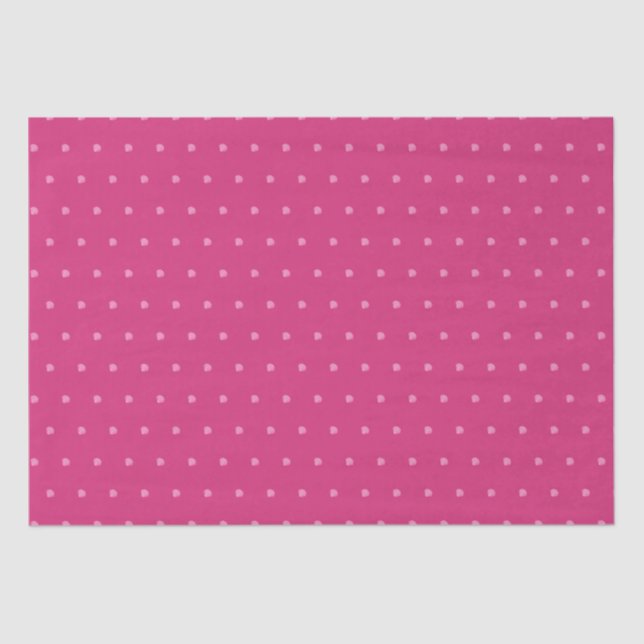 Papel De Seda Polkadots-Seashells Rosa- (Frente )
