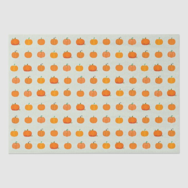 Papel De Seda Pomar de Abóboras (Frente )