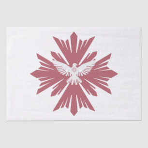 Papel De Seda Pomba divina da paz