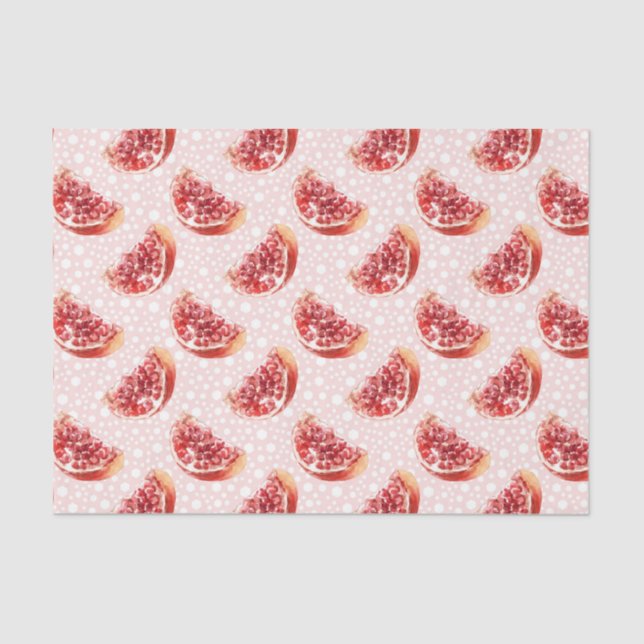 Papel De Seda Pomegranato Rosa (Série Design 84 Rosa) (Frente )