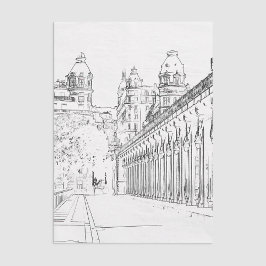 Papel De Seda Pont de Bir-Hakeim - Paris, França