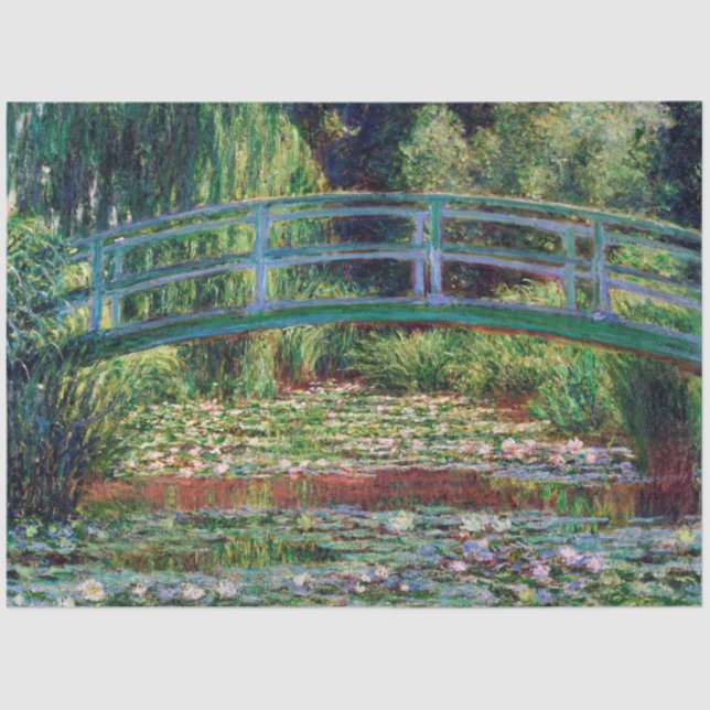 Papel De Seda Ponte Japonesa (Water-Lily Pond), Monet (Frente )