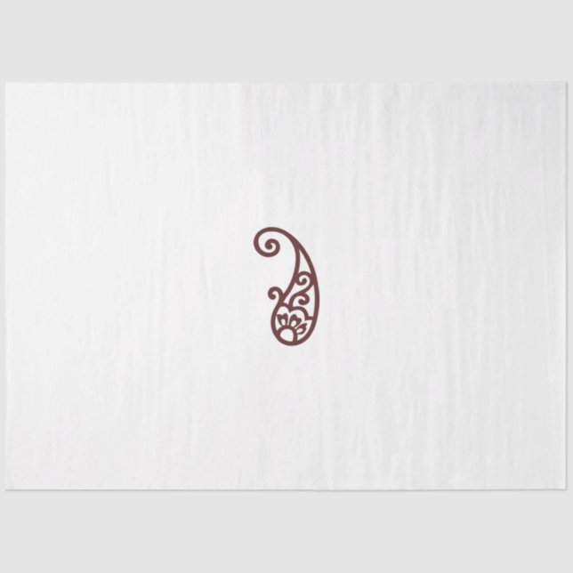 Papel De Seda Ponto vermelho (Frente )