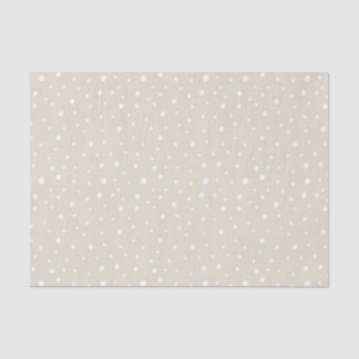 Papel De Seda Pontos Artísticos Tan Minimalistas