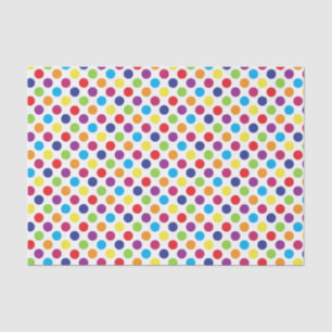 Papel De Seda Pontos Coloridos