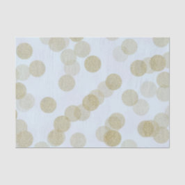 Papel De Seda Pontos de Brilho Azul e Dourado