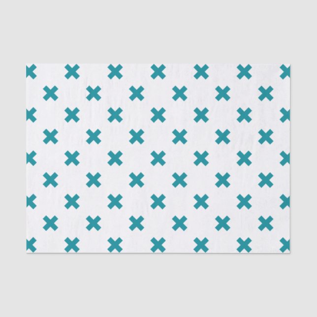 Papel De Seda Pontos de cruz em branco (Frente )