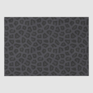 Papel De Seda Pontos de Pantera Preta