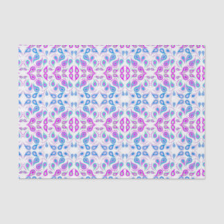Papel De Seda Pontos e Paisley Pattern |