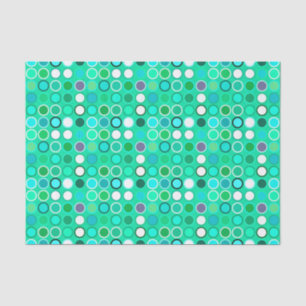 Papel De Seda Pontos Modernos do Século médio, Sombras de Aqua