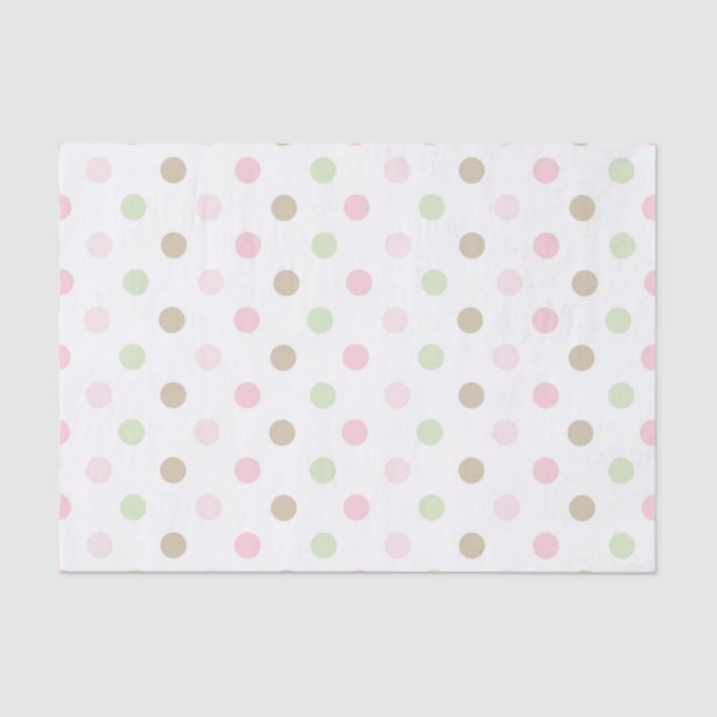 Papel De Seda Pontos pastosos (Frente )