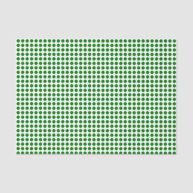 Papel De Seda Pontos verdes no Livro Branco (Frente )