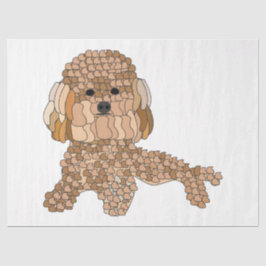Papel De Seda Poodle Dog 