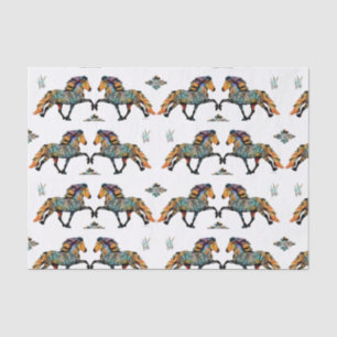 Papel De Seda Pop Art Islandês Horse