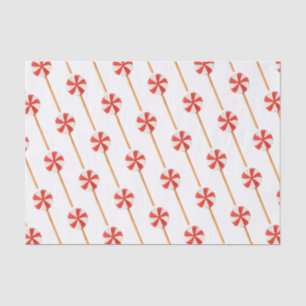 Papel De Seda Pop de bolos de hortelã-pimenta de Natal