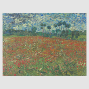Papel De Seda Poppy Field - Vincent van Gogh