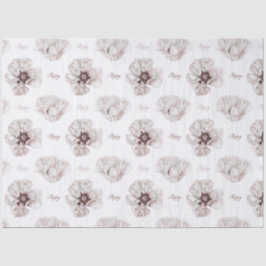 Papel De Seda Poppy Ilustrado