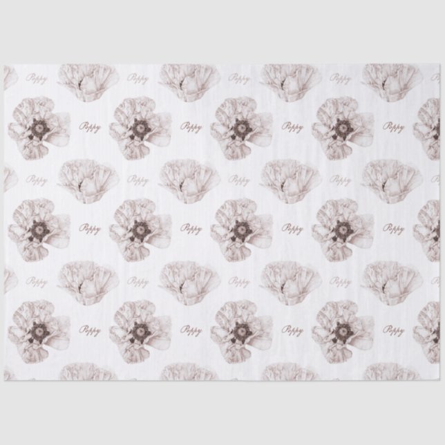 Papel De Seda Poppy Ilustrado (Frente )