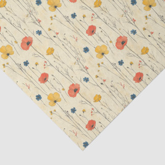 Papel de Seda Poppy Rústico