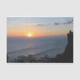 Papel De Seda pôr do sol tropical