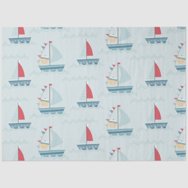 Papel De Seda Por Sea Series Design 4 (Frente )