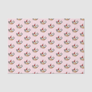 Papel De Seda Porco de Natal Voador