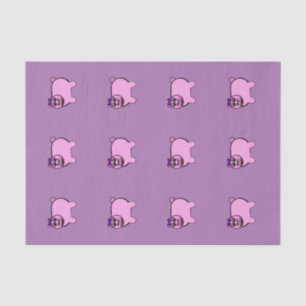 Papel De Seda Porco enchido feminino