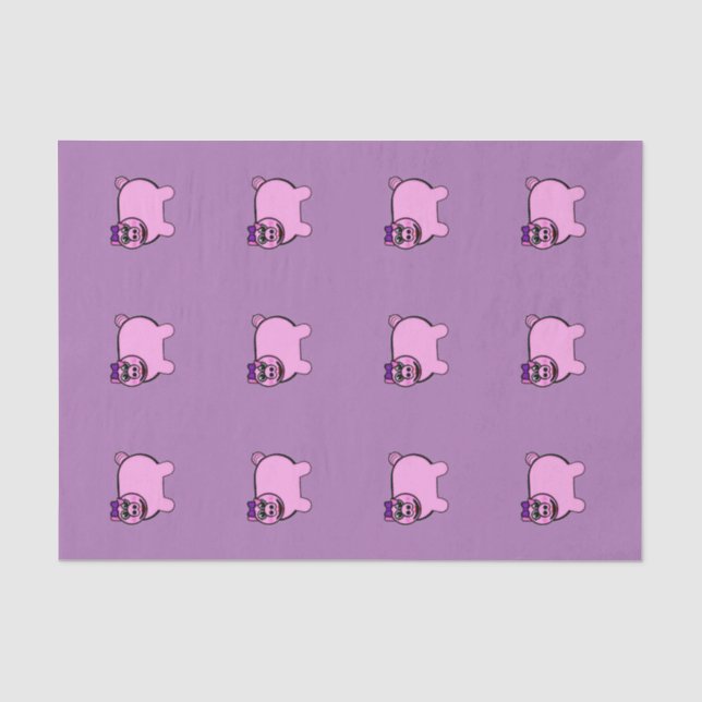 Papel De Seda Porco enchido feminino (Frente )